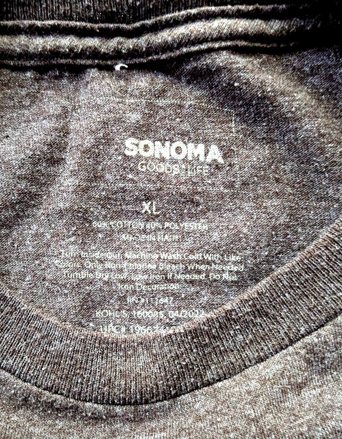 Sonoma Good Life Brown Yosemite National Park Short Sleeve T- Shirt Mens XL gallery