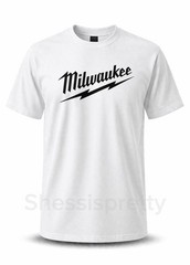 Milwaukee Tools T-Shirt Men’s Graphic Tee Heavy Duty Work Shirt Cotton S/3XL