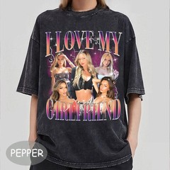 Custom Girlfriend Vintage Retro Bootleg Photo Shirt Valentine Gift Her