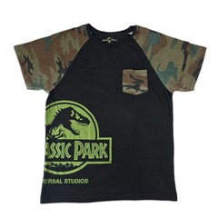 Universal Studios Jurassic Park Camoflauge Pocket Tee T-shirt Adult Medium M JP