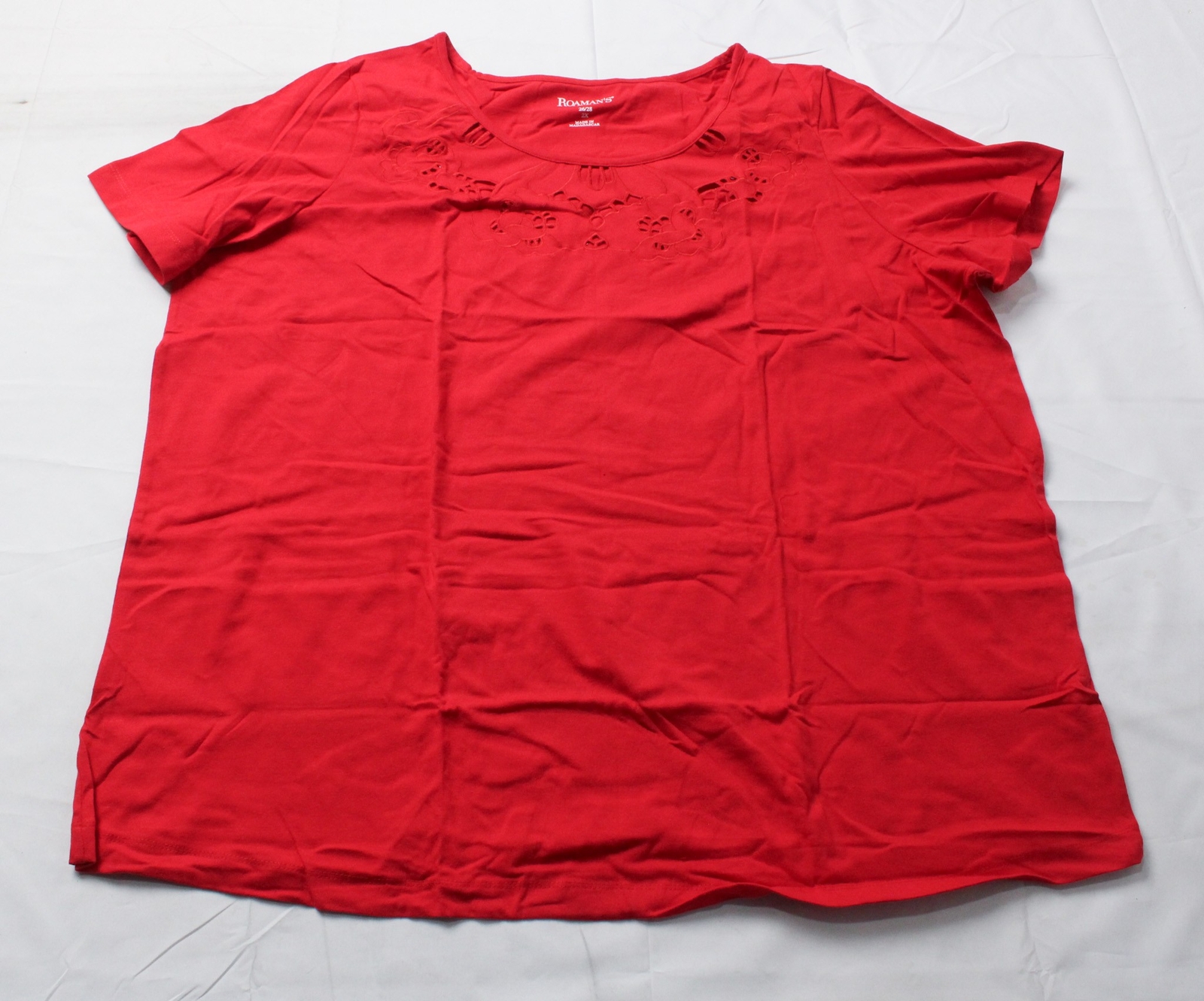 Jockey Men’s S/S Staycool Cotton Modal Blend Signature T-Shirt CL8 Red Size 2XL
