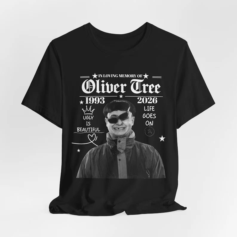 Memory Oliver Tree 1993 – 2026 T-Shirt Unisex Cotton Black All sizes AA11