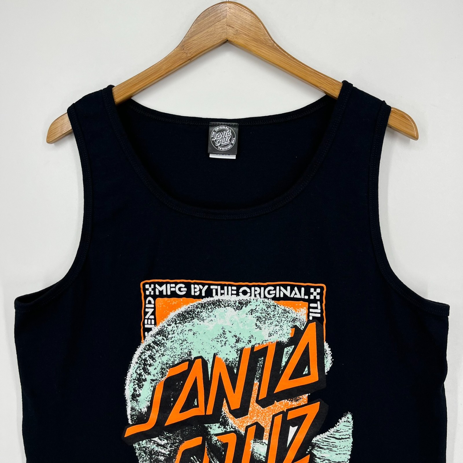 Santa Cruz Skateboards Tank Top Men's Size L Black Graphic Logo Sleeveless gallery