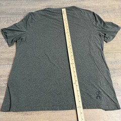 On Cloud Mens Active-T Shirt Large Olive Green Lightweight Soft 37% Modal B9