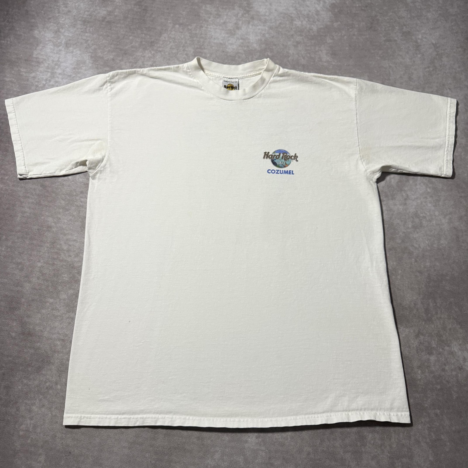 Vintage 90s Hard Rock Cafe Cozumel Shirt Mens L Coral Reef Fish gallery