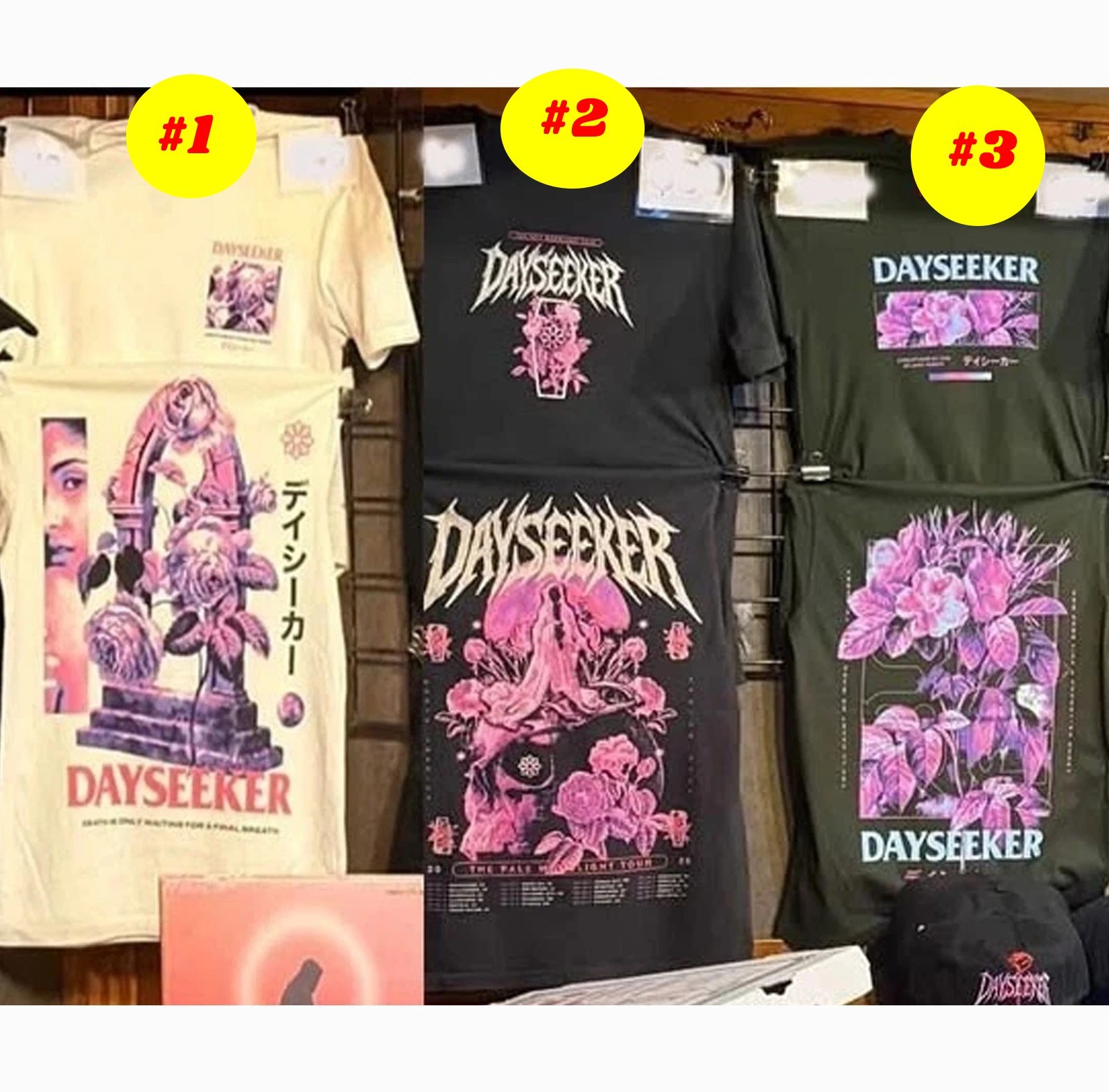 Dayseeker Band 2026 Tour merch T-Shirt reprint gallery