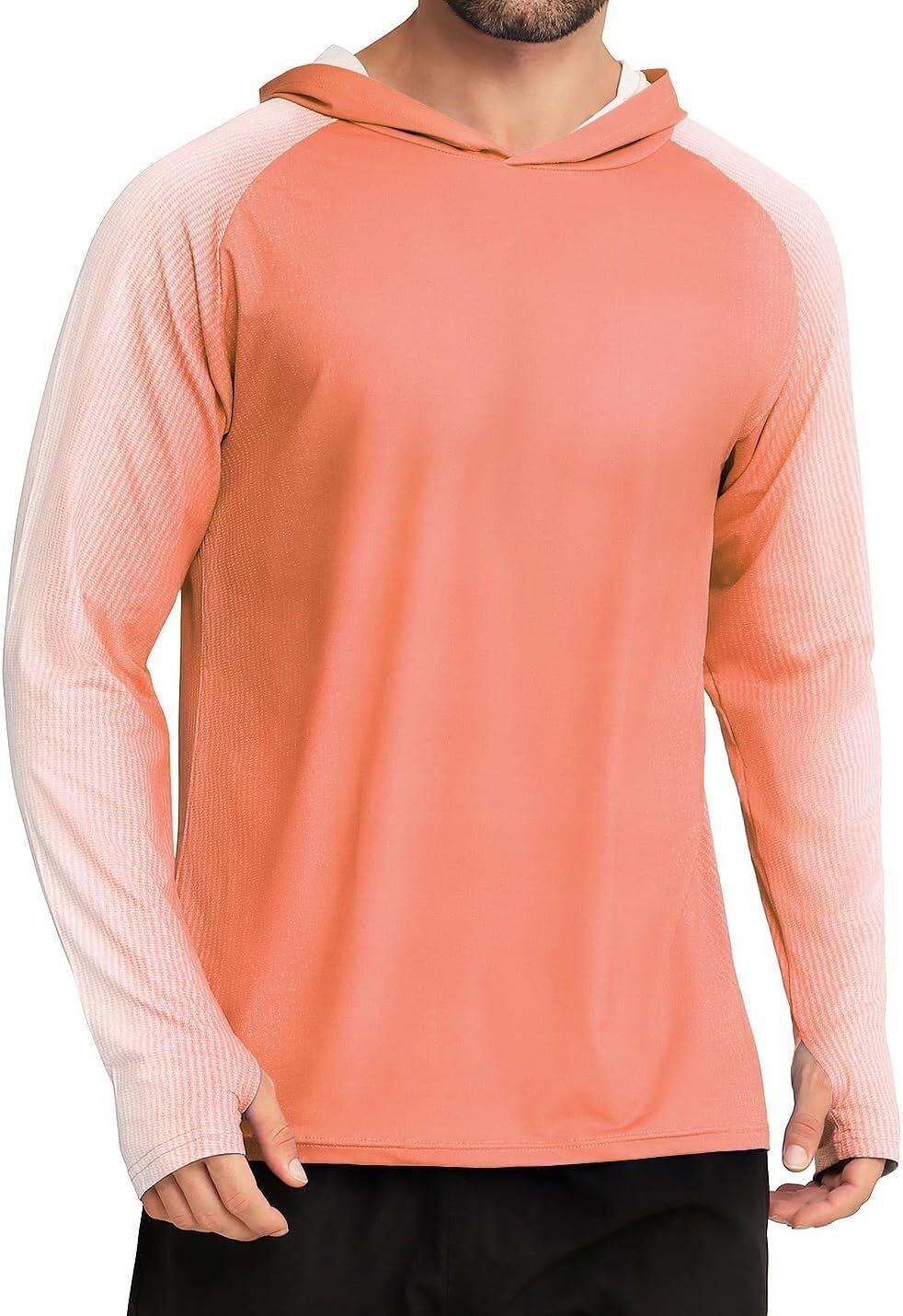 Men's UPF 50+ Sun Protection Hoodie Shirt Rash Guard Shirt UV Fishing Outdoor gallery