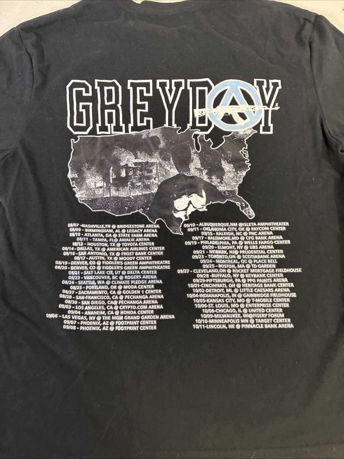 Suicide Boys G59 2024 Greyday North America Tour Concert Tee T Shirt Black Large gallery