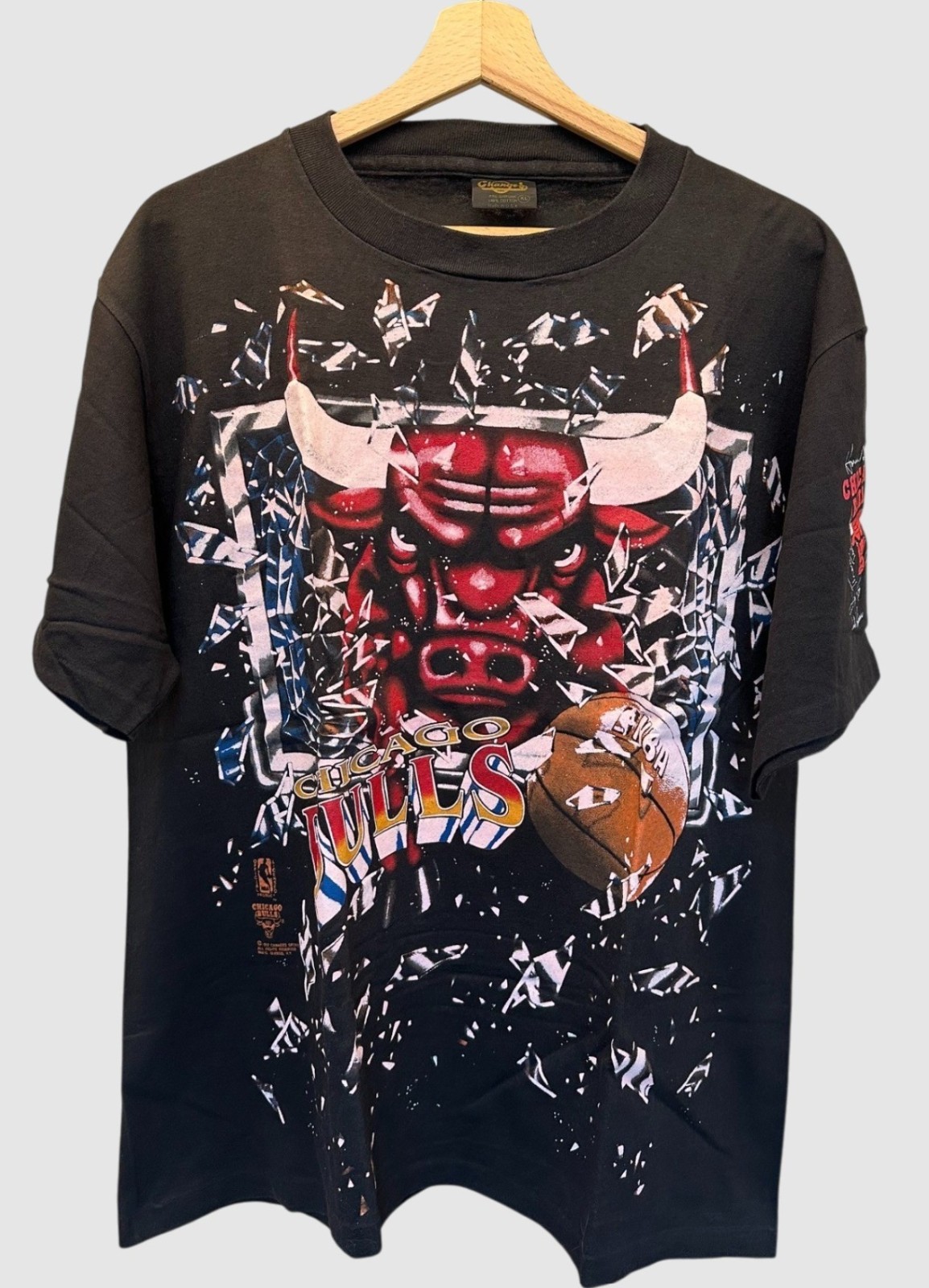Vintage 90s Michael Jordan Bulls Shirt Lot Nutmeg Salem Starter Changes XL gallery