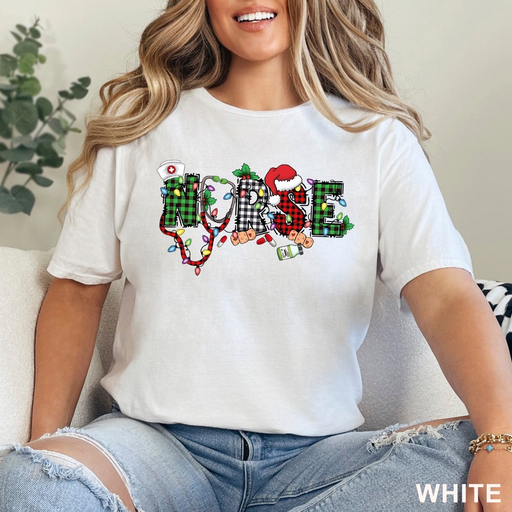 Christmas Nursing Shirt, Nursing School Shirt, Nurse Christmas Shirt, 203781