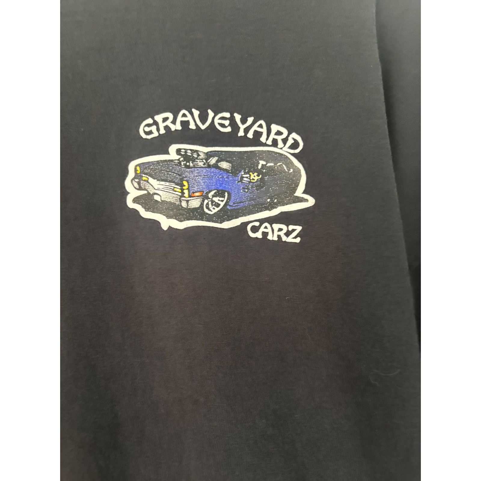 Graveyard Carz Port and Company Graphic T-Shirt Mens 2XL Black Mopar TV Show Tee gallery