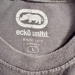 Ecko Unltd. Black Yellow Graphic World Champion Tee Size L