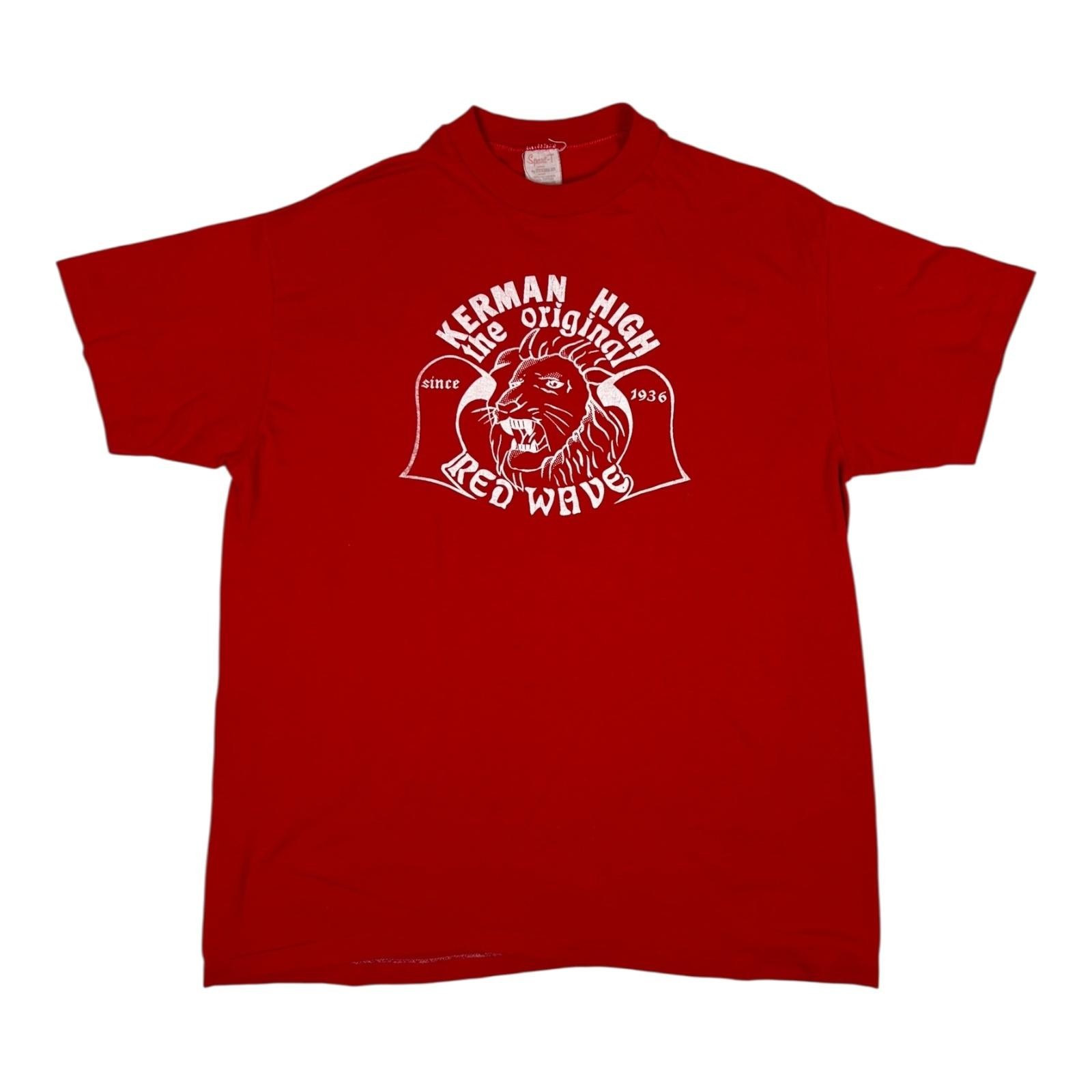 Vintage Kerman High School T-Shirt Size M/L Single Stitch 80s