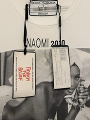 Dolce & Gabbana Naomi Campbell 25th Anniversary T-shirt Patrick Demarchelier