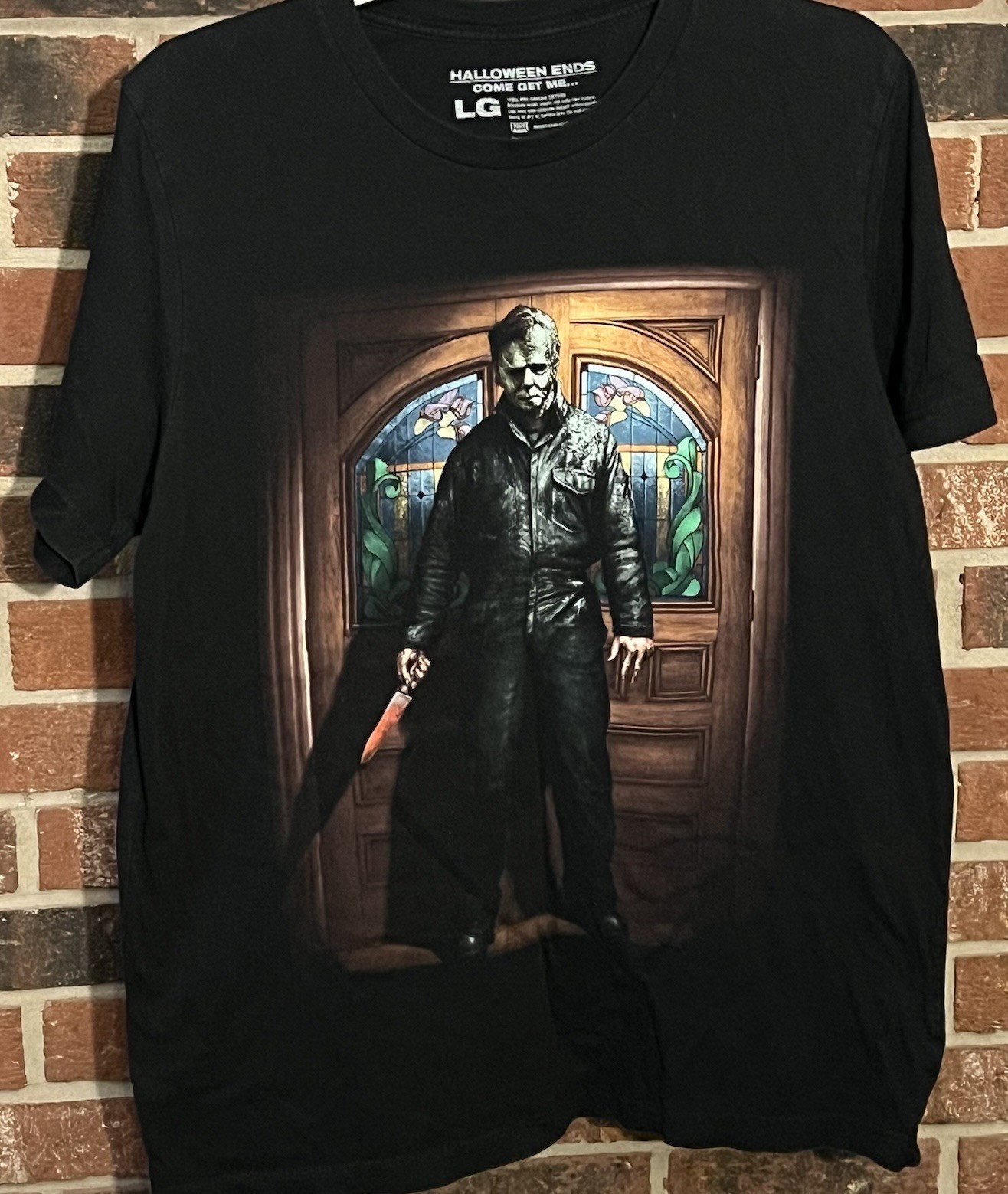 Fright Rags Halloween Ends Michael Myers T-Shirt Size LG Large Horror Movie OOP