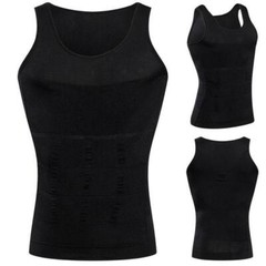 Men Compression Shirt Sleeveless Body Shaper Base Layer Slimming Tank Tops Vests