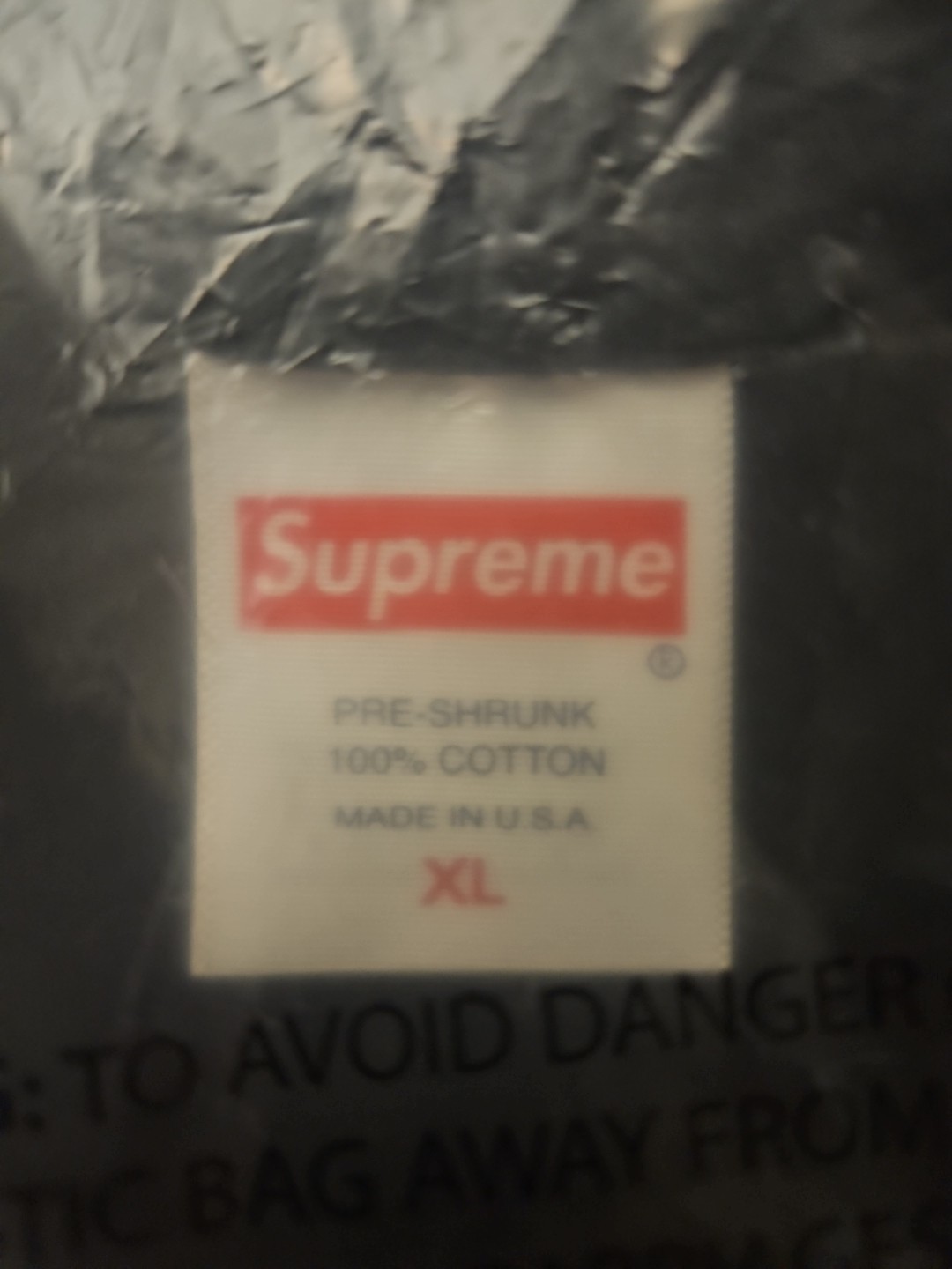 Supreme x Toy Machine Devil Logo T-Shirt Black XL SS24 Sealed + Box Logo Sticker gallery