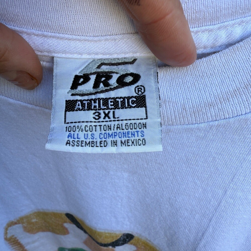 Vintage Pro Athletic M&M's Graphic White Tee Size 3X gallery