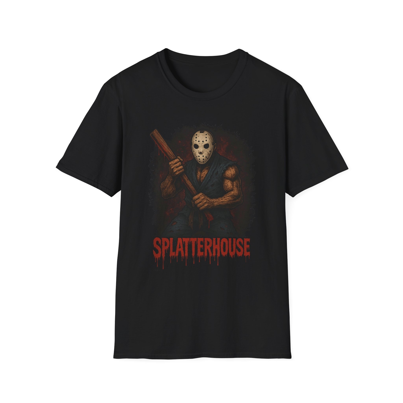 Splatterhouse Game T-Shirt, Vintage , Horror Gamer Shirt, Rick taylor gallery
