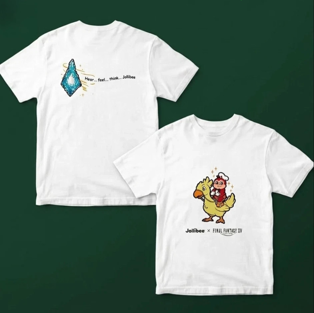 HOT NEW ITEM! Jollibee Final Fantasy Xiv Chocobo T-Shirt gallery