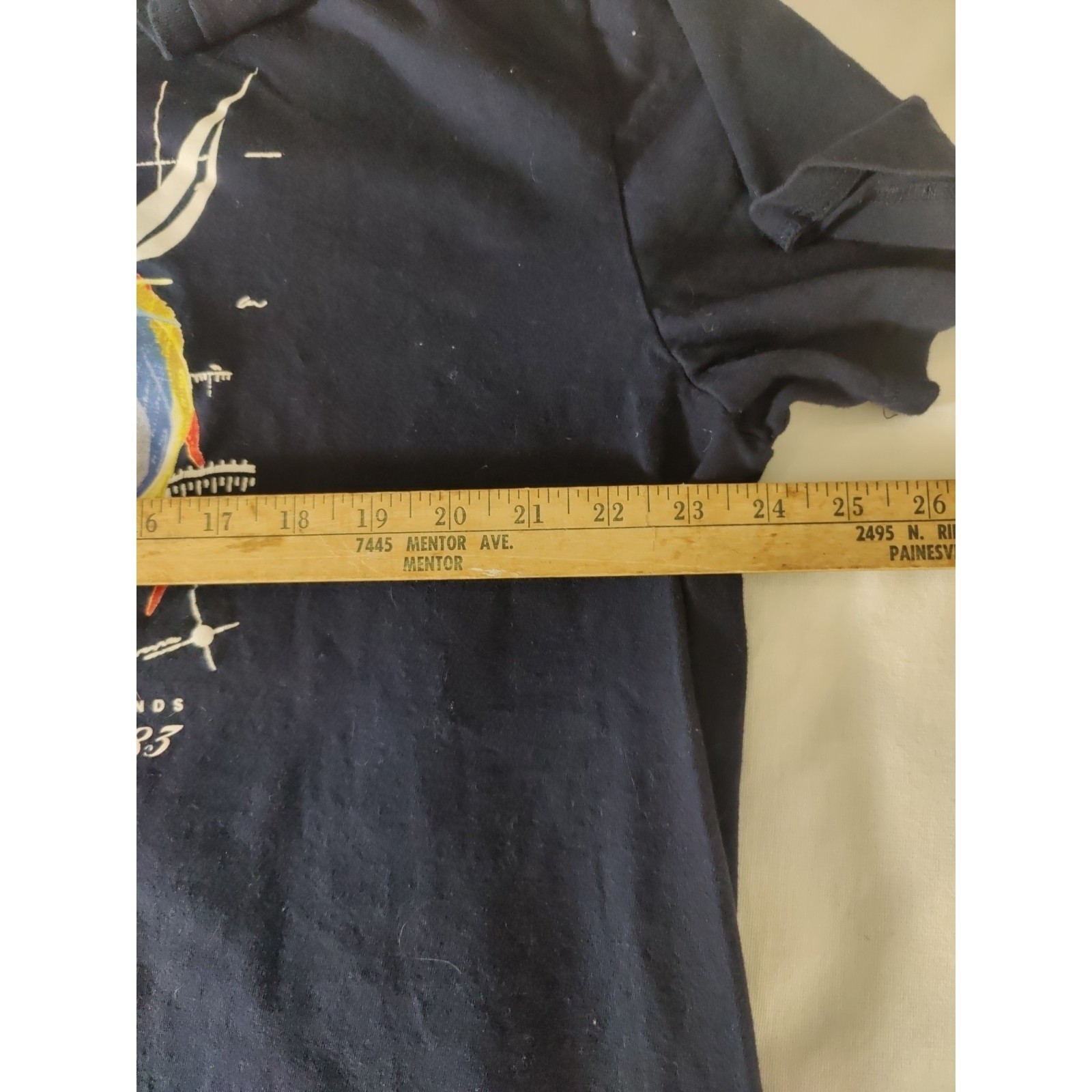 RARE Nautica Men's XXL NAVY Blue T-Shirt Deep Sea Charters CLASSIC 2xl Marlin gallery