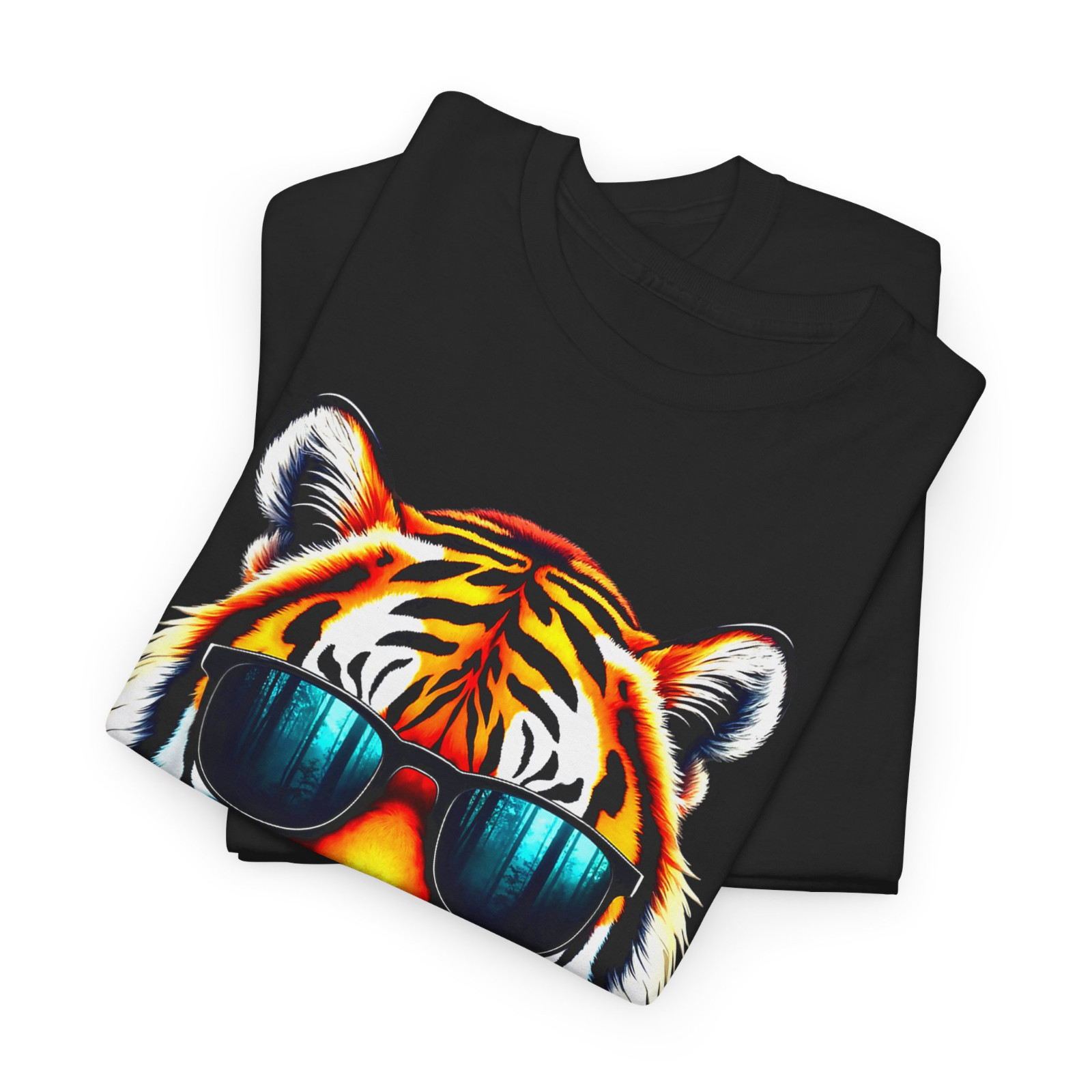 Cool Tiger in Sunglasses Men Women Graphic Tigers T-Shirt gallery