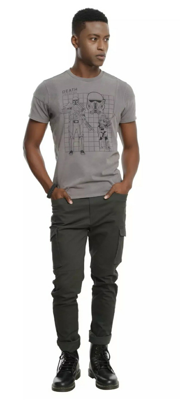 Star Wars Rogue One Death Trooper Blueprint T-Shirt Style Pullover Top 2XL NWT's gallery