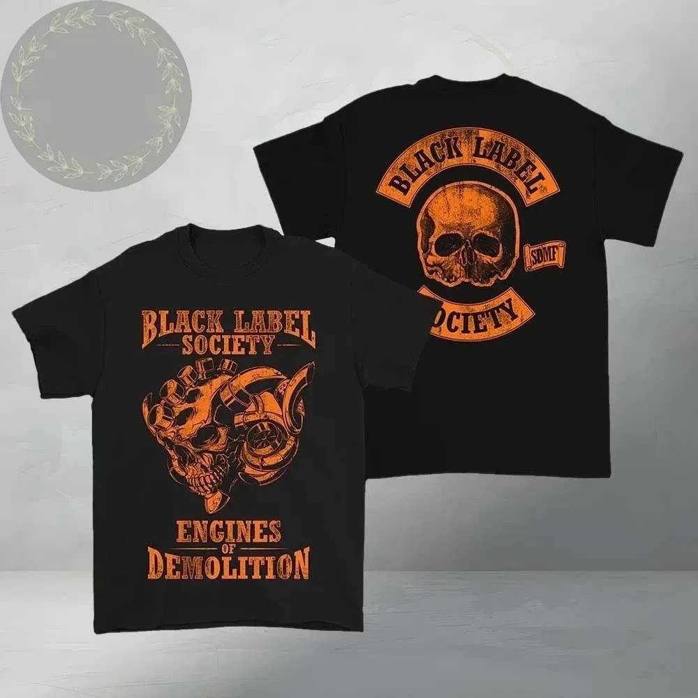 Black Label Society 2026 Two Sides Engines Of Demolition Skully Unisex T-Shirt