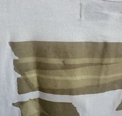 Off-White White & Gold Oversized T-Shirt, in Product Bag, Size XS NWOT