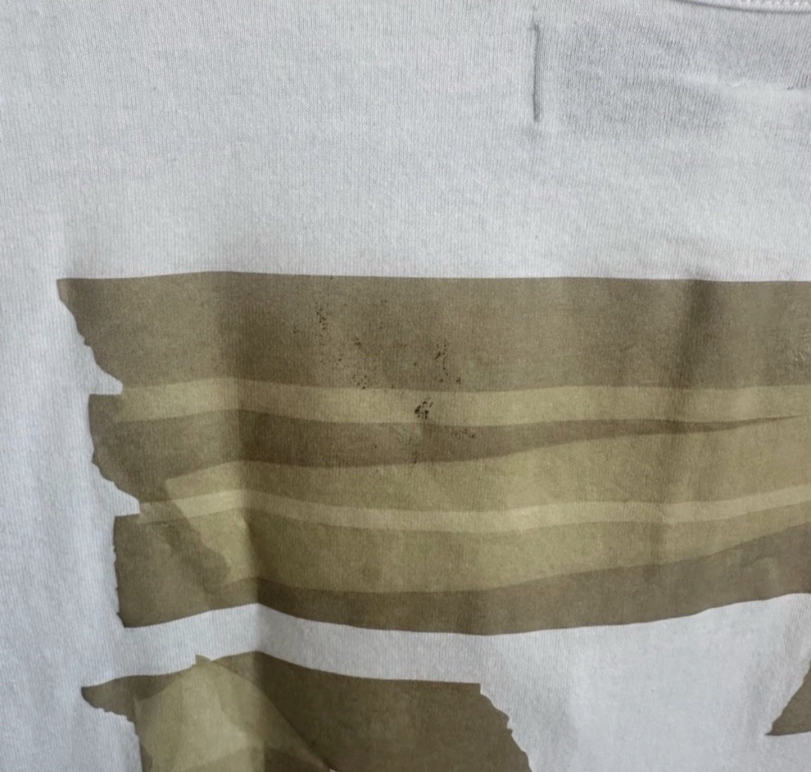 Off-White White & Gold Oversized T-Shirt, in Product Bag, Size XS NWOT gallery