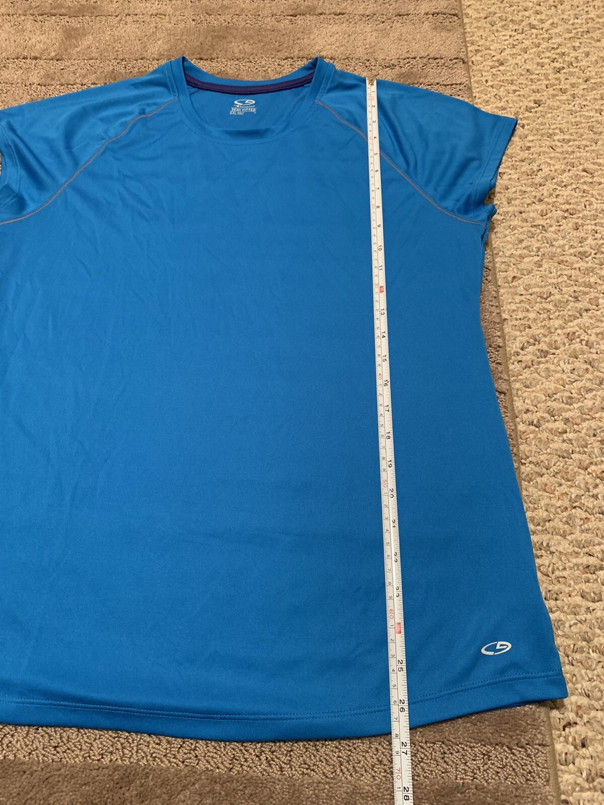 Lot Of 2 Champion Semi Fitted Athletic Workout Tee Shirt T-Shirt Top Womens XLL gallery