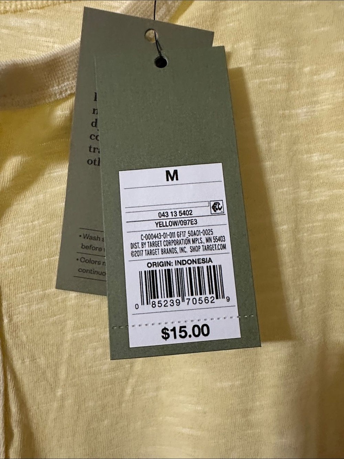 Goodfellow & Co Men’s Pale Yellow Short Sleeve Henley gallery