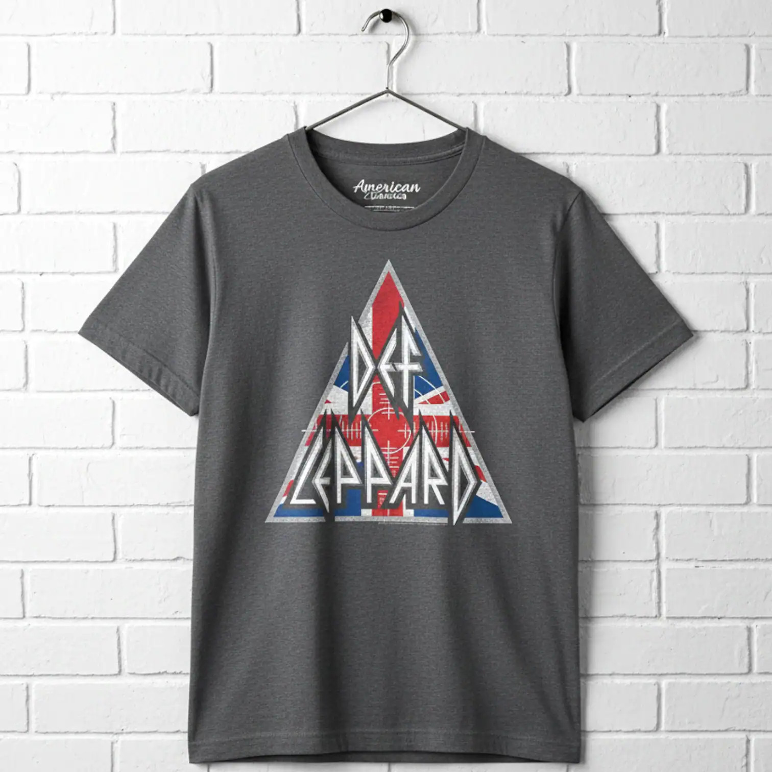 Def Leppard Union Jack Logo Men's T Shirt gallery
