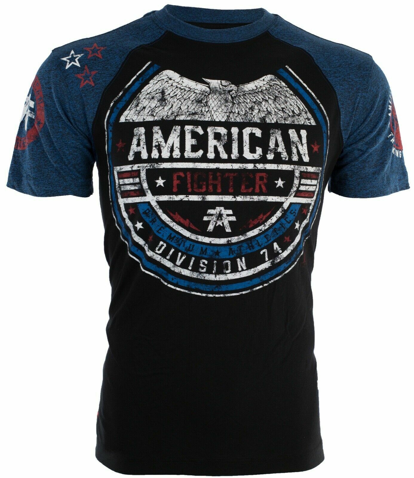 AMERICAN FIGHTER Sherman Eagle Black Athletic Mens Crewneck T-shirt M-3XL NWT gallery