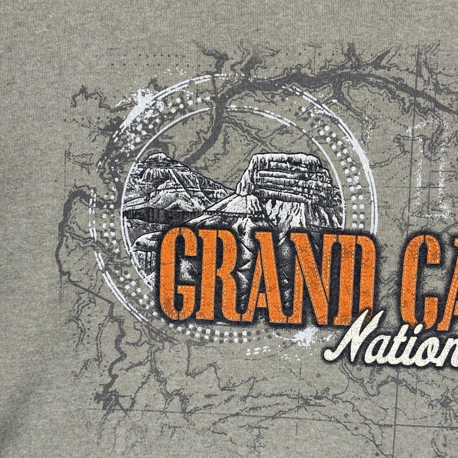 Grand Canyon National Park Graphic T Shirt 90s 2000s Adult XL Eco Mountain Vtg gallery