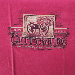Gettysburg 150th Anniversary Red XL with Cannon “Our Country’s Common Ground”