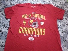 Large USC PAC 12 2017 Champions T Shirt
