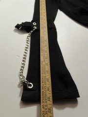 Vintage Tripp NYC Studs Chains Bondage Punk Goth Emo Daang Goodman EUC Black Lge
