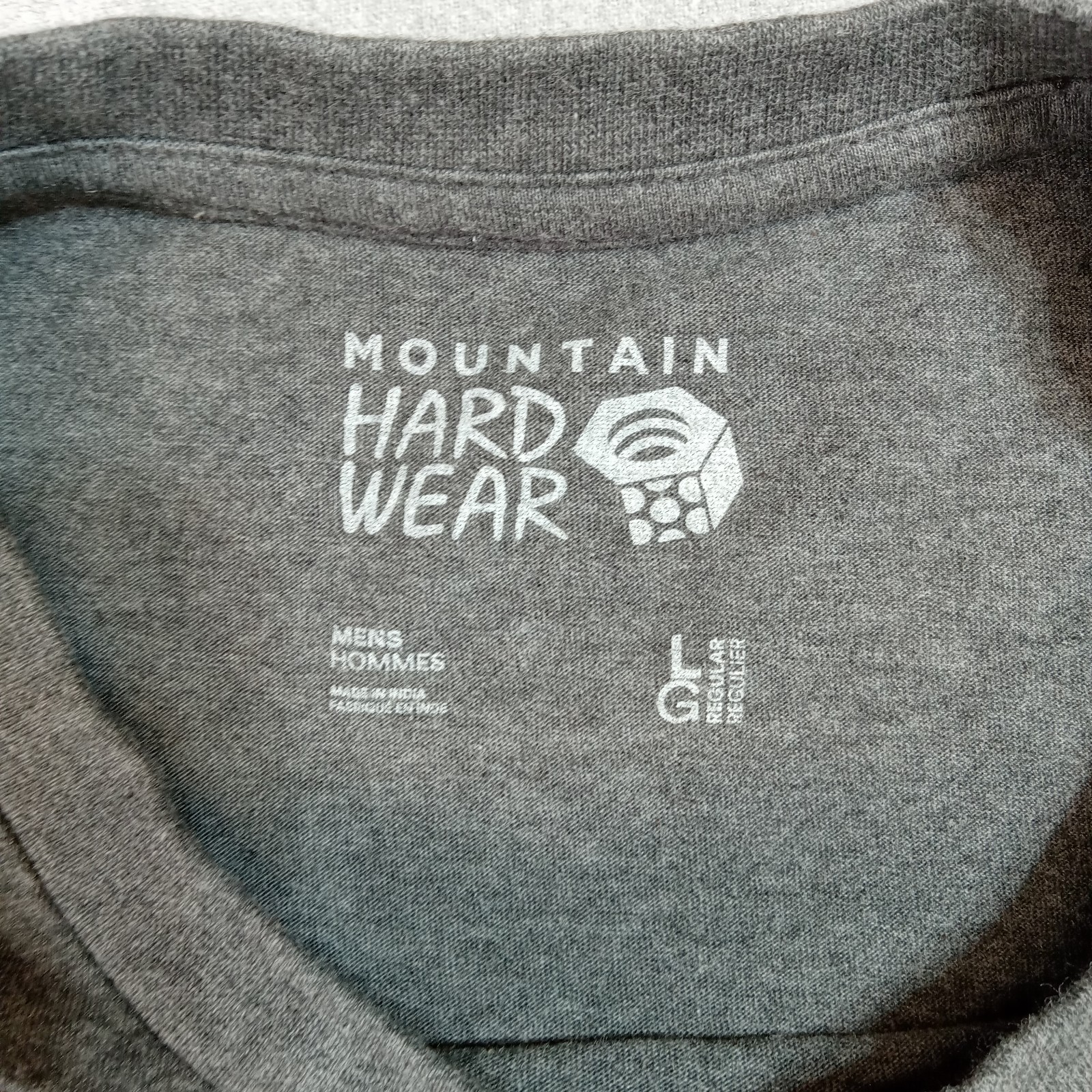 Mountain Hardwear Gray Long Sleeve Performance Shirt Organic Cotton Blend L gallery