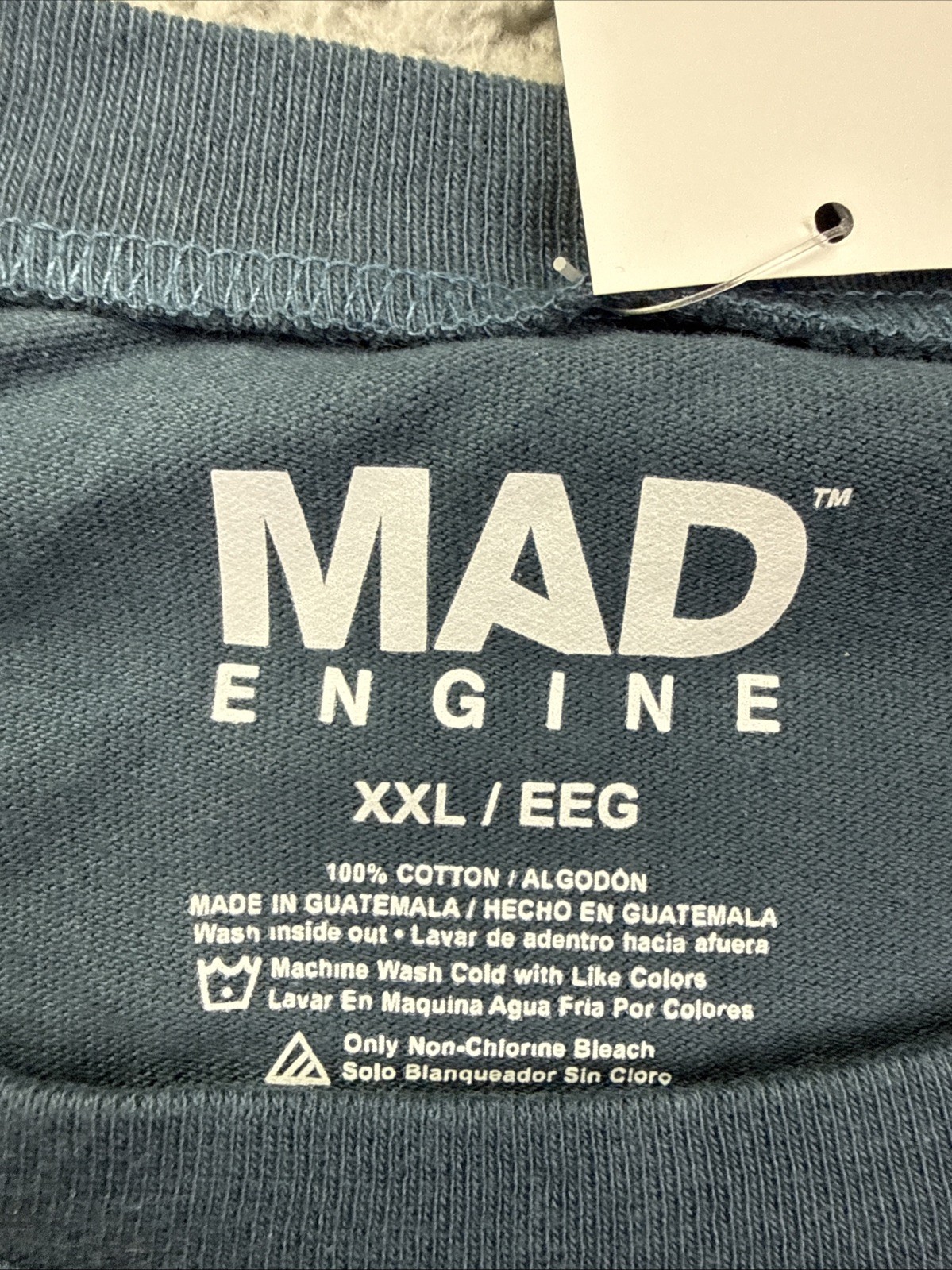 Mad Engine Ski Big Bear Shirt Mens XXL Blue Winter Wonderland Graphic Tee gallery