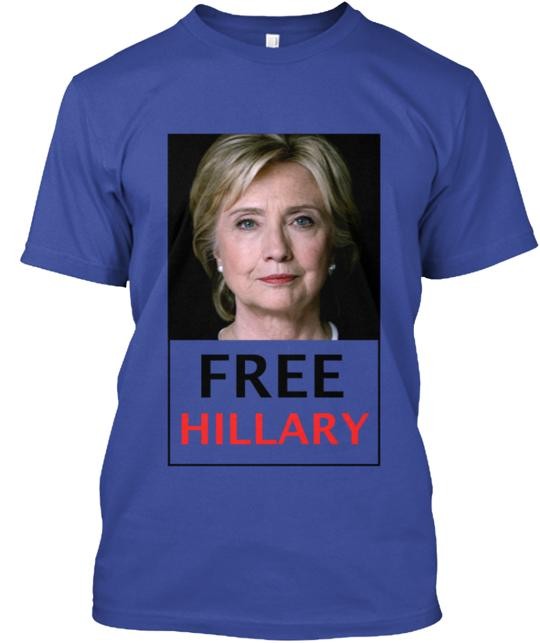 Free Hillary Clinton T-Shirt Made in the USA Size S to 5XL gallery