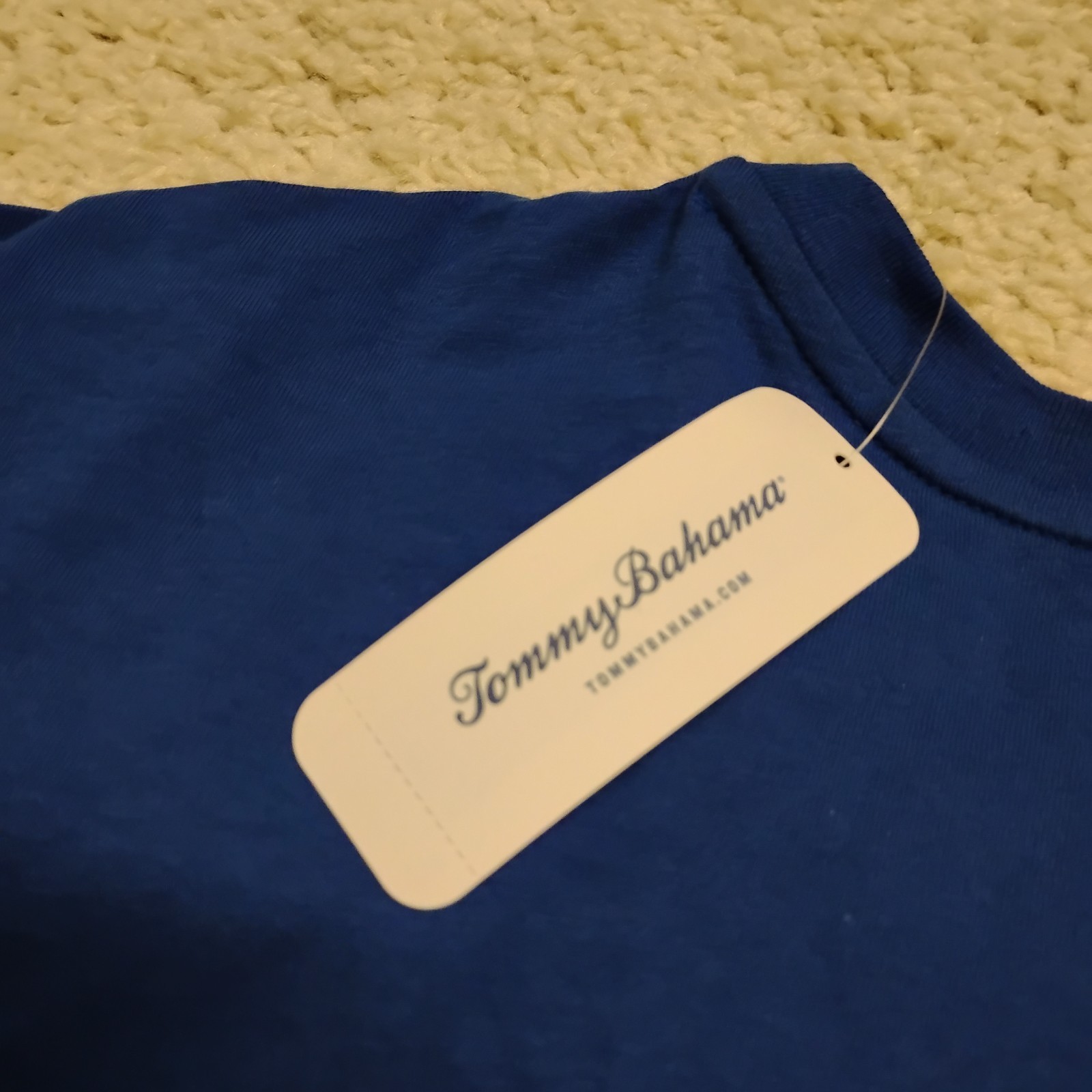 Tommy Bahama Shirt Mens 3XLT Tall Blue Cask Dog Beach Casual Tee Fishing Outdoor gallery
