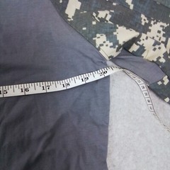 New Magcomsen First Grade Class B Men’s Size XL Shirt Gray W/Digital Camo Sleeve