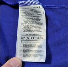 Adidas Climalite FreeLift Men’s Size XL Solid Blue Crew-Neck Athletic T-Shirt
