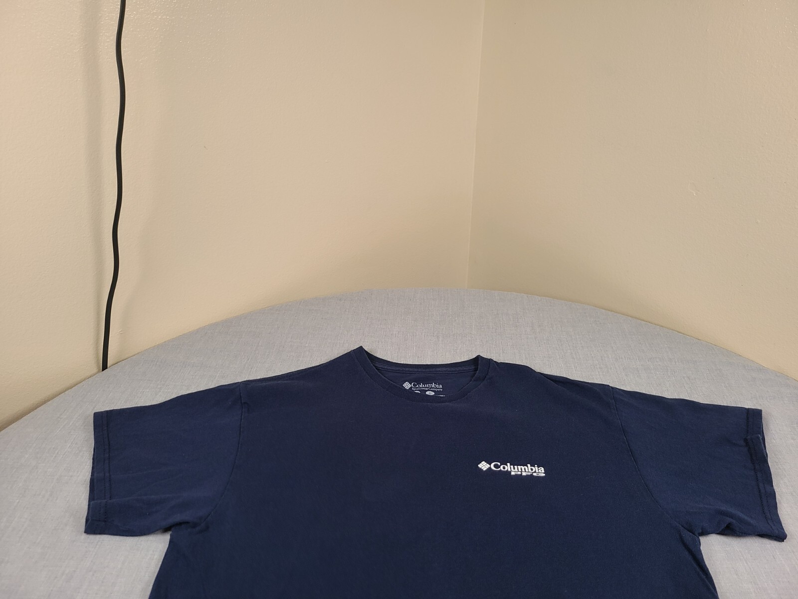 Columbia PFG Shirt Mens Large Blue Marlin Tuna Fishing Outdoor Gear Sportswear gallery