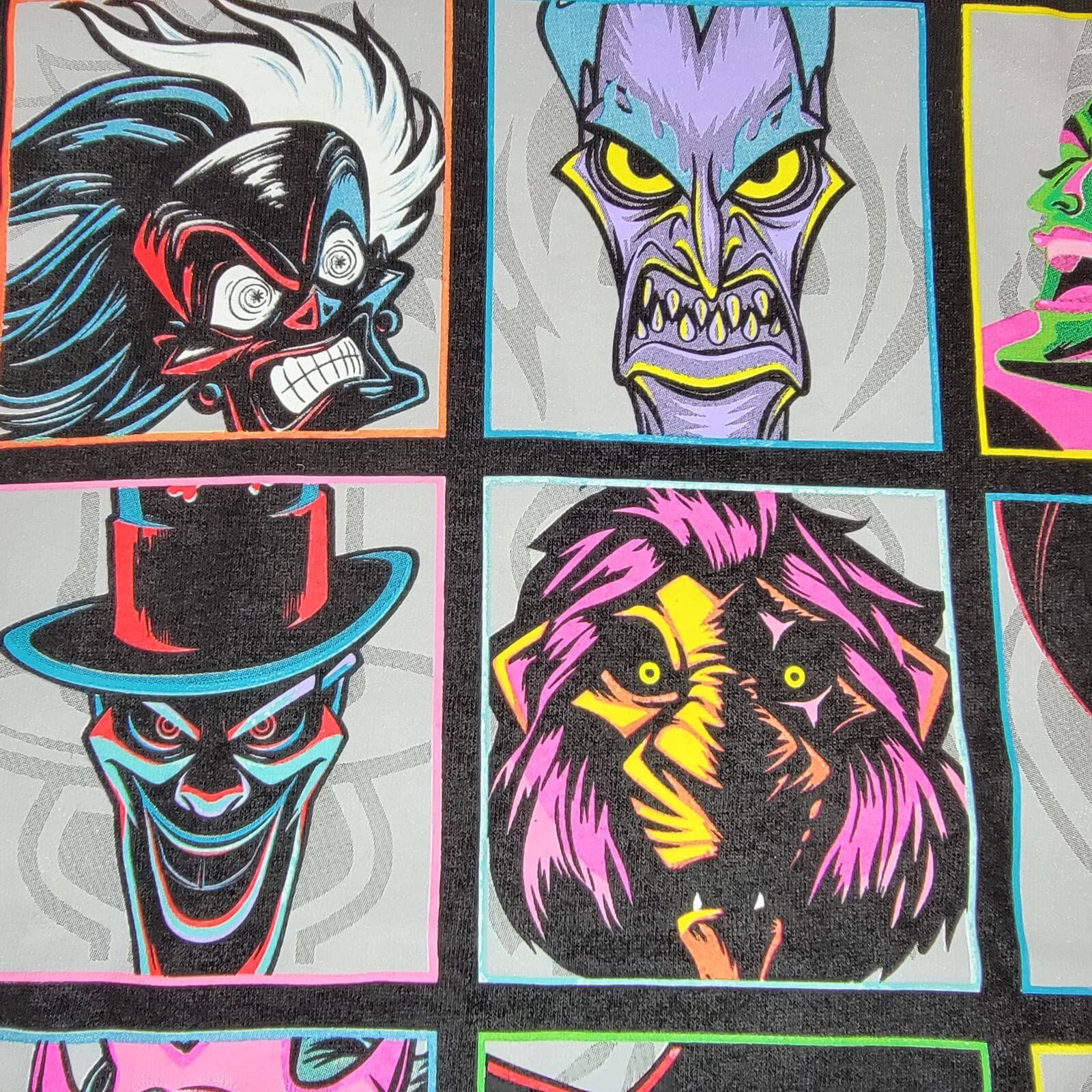 Disney Villains Shirt Mens Extra Large XL Black Animation Casual Retro Logo NWT gallery