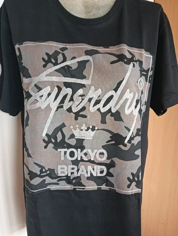 Superdry Black & Grey T-Shirt gallery