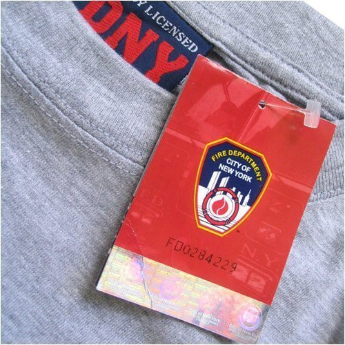 FDNY T-Shirt, Officially Licensed Crewneck New York Fire Department Athletic…