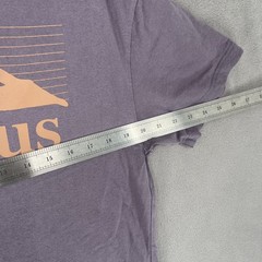 Depactus Shirt Mens Medium Purple Graphic Print Crew Short Sleeve Outdoor Hiking