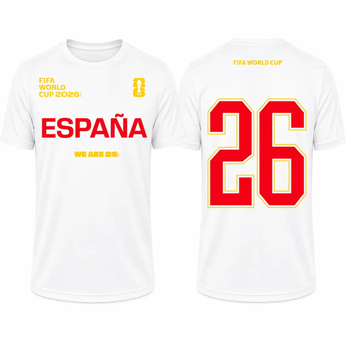 FIFA World Cup 2026 España Shirt – Official "We Are 26" Team Spain T-Shirt gallery